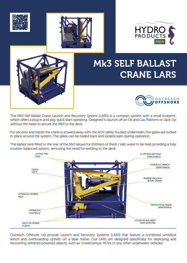 Self ballast crane